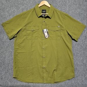5.11 Tactical Marksman Short Sleeve Button Up Shirt XL Rifle Green UPF 50+ 71208